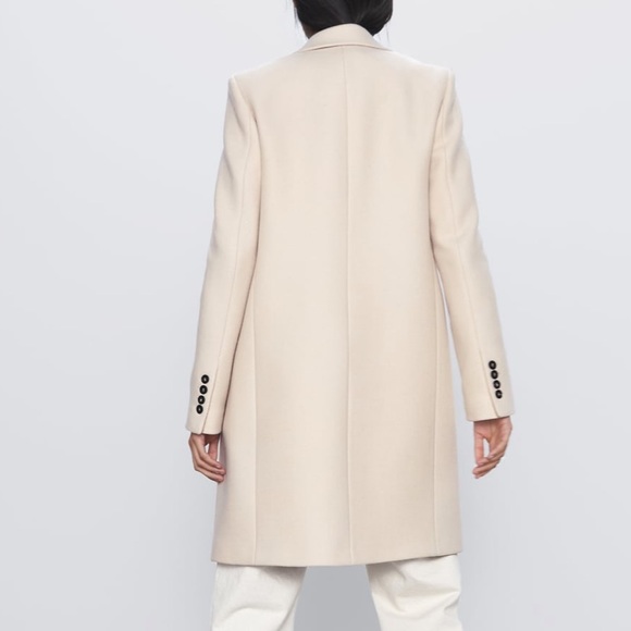 ZARA BUTTONED MASCULINE COAT - Picture 3 of 9